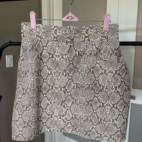 MICHAEL LO SORDO
Faux snake-effect leather mini skirt - Picture 1 of 5